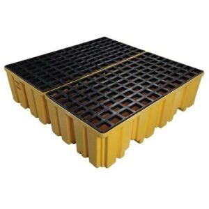 Supplier of Eagle 1640ND 4 Drum Spill Containment Pallet without Drain in UAE