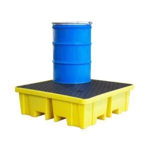 Supplier of Romold BP4FW 4 Drum Spill Pallet with 4 way FLT Access in UAE